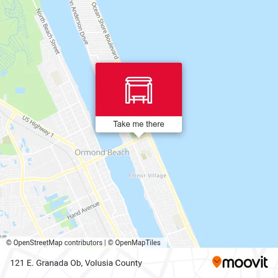 121 E. Granada Ob map