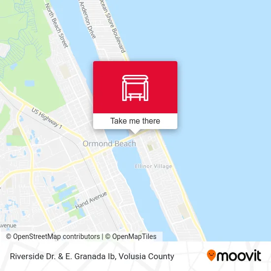 Riverside Dr. & E. Granada Ib map