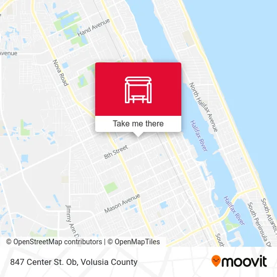 847 Center St. Ob map