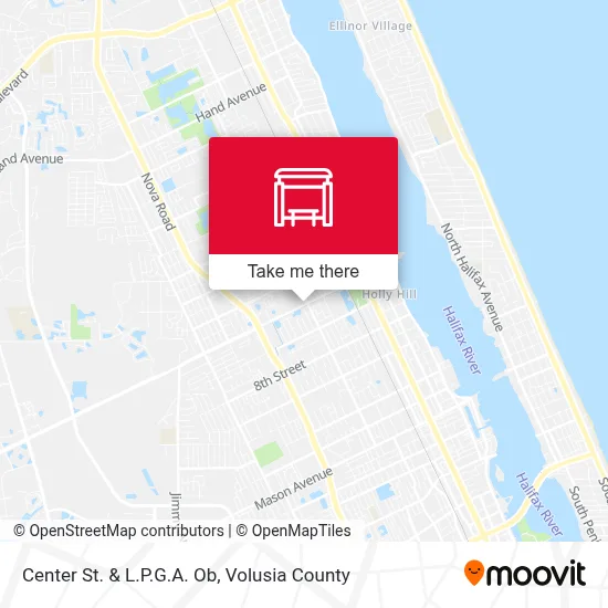 Center St. & L.P.G.A. Ob map