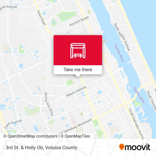 3rd St. & Holly Ob map