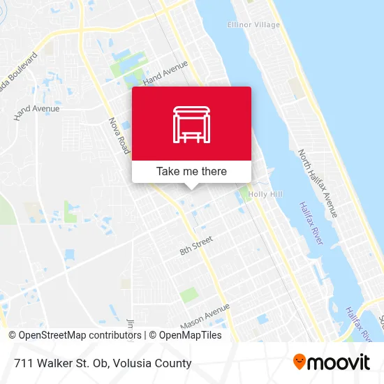 711 Walker St. Ob map