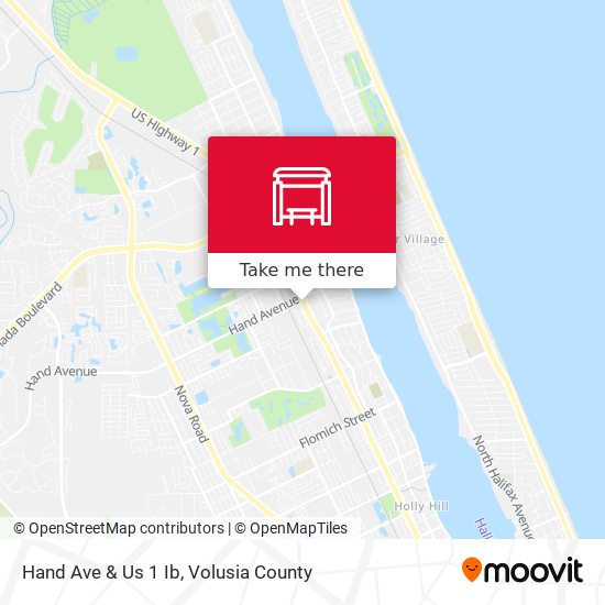 Hand Ave & Us 1 Ib map