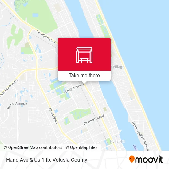 Hand Ave & Us 1 Ib map