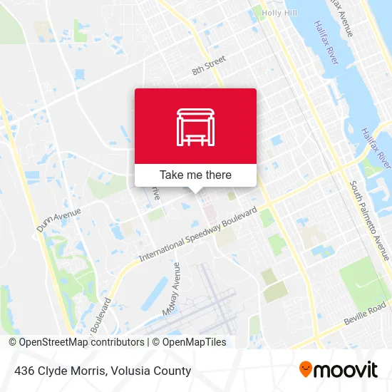 436 Clyde Morris map