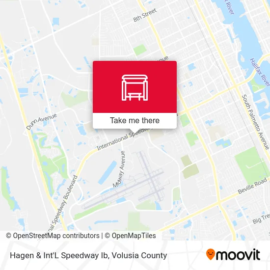 Hagen & Int'L Speedway Ib map