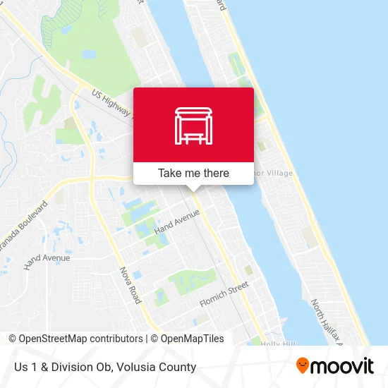 Us 1 & Division Ob map