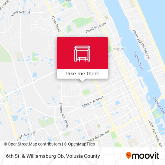 6th St. & Williamsburg Ob map