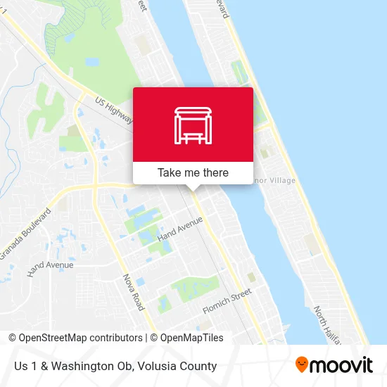 Us 1 & Washington Ob map