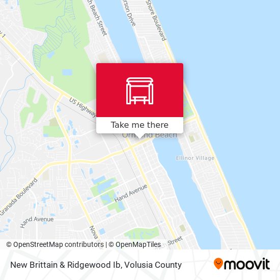 New Brittain & Ridgewood Ib map