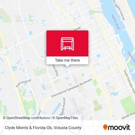 Clyde Morris & Florida Ob map