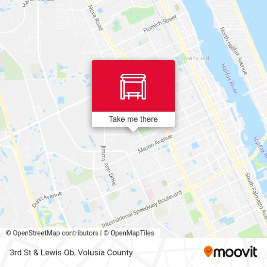 3rd St & Lewis Ob map