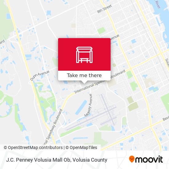 J.C. Penney Volusia Mall Ob map