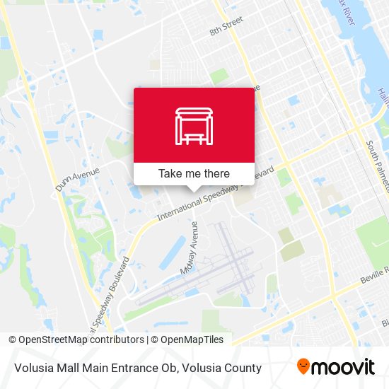 Volusia Mall Main Entrance Ob map