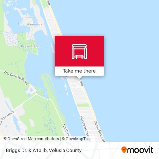 Briggs Dr. & A1a Ib map