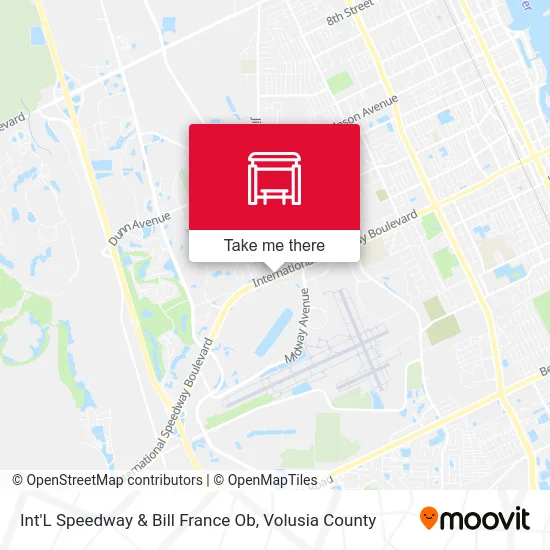 Int'L Speedway & Bill France Ob map