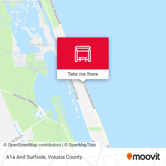 A1a And Surfside map