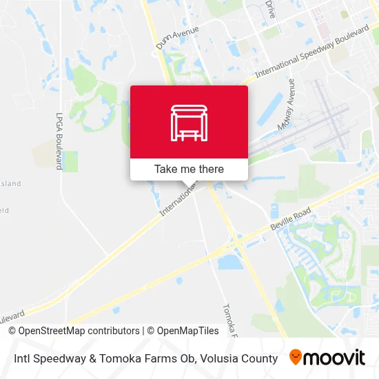 Intl Speedway & Tomoka Farms Ob map