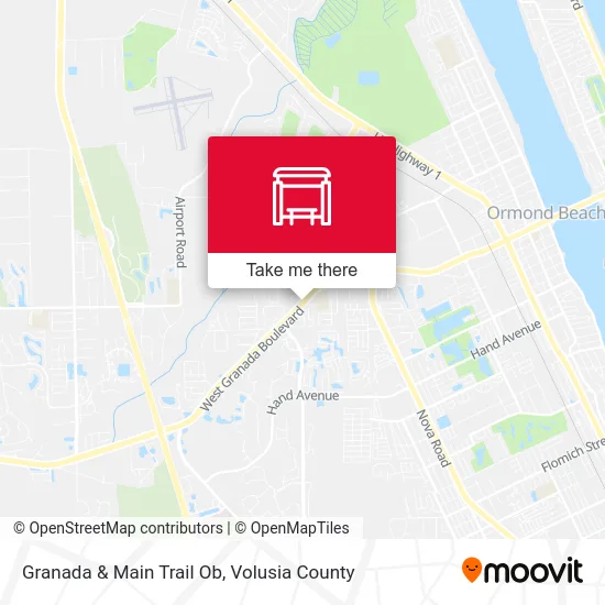 Granada & Main Trail Ob map