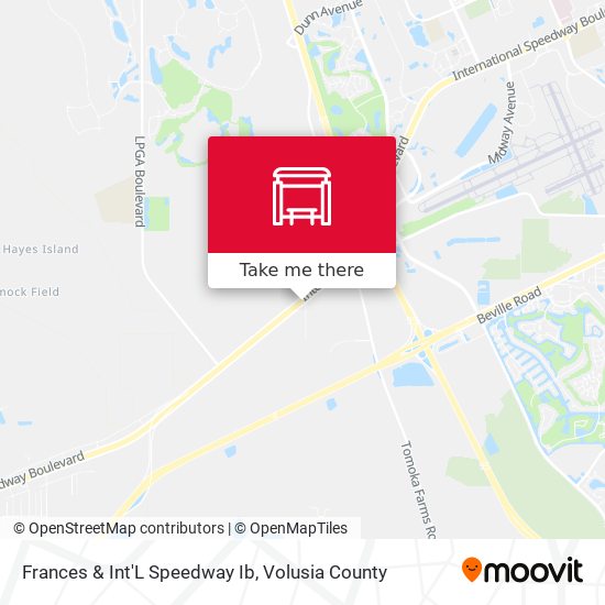 Frances & Int'L Speedway Ib map