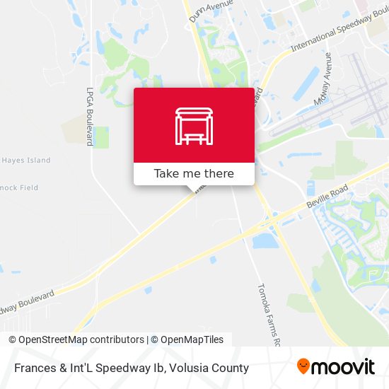 Frances & Int'L Speedway Ib map