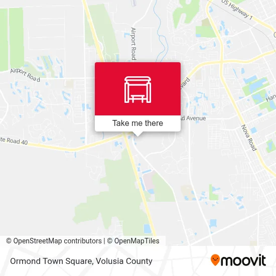 Ormond Town Square map