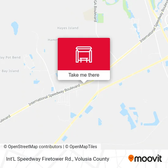 Int'L Speedway   Firetower Rd. map