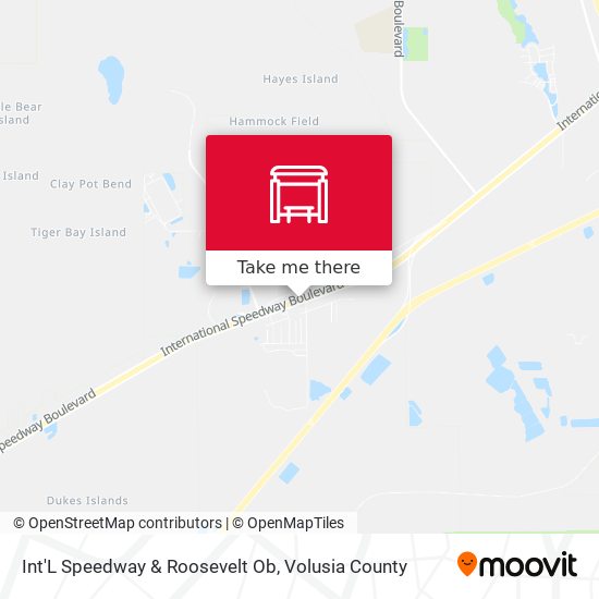 Int'L Speedway & Roosevelt Ob map