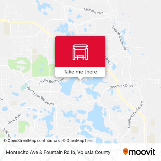 Montecito Ave & Fountain Rd Ib map