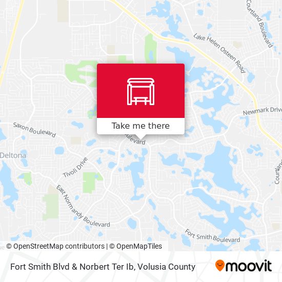 Fort Smith  Blvd & Norbert Ter  Ib map