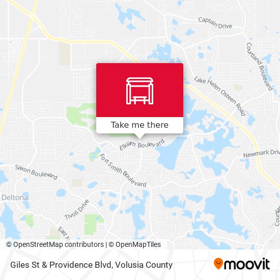 Mapa de Giles St & Providence Blvd