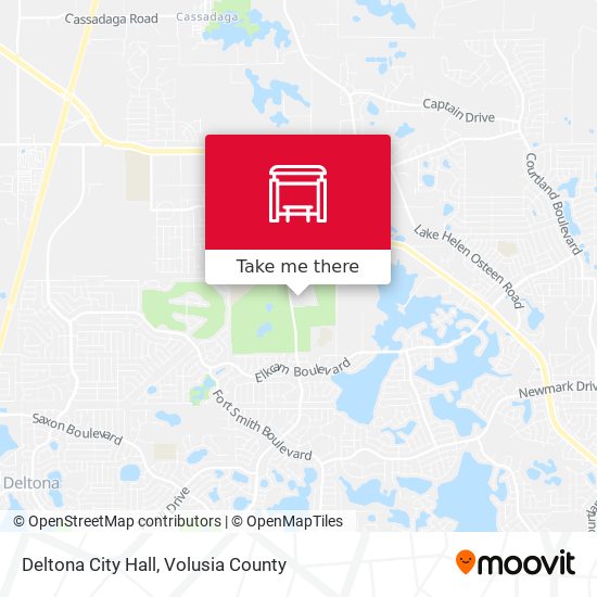 Deltona City Hall map