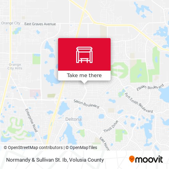 Normandy & Sullivan St. Ib map