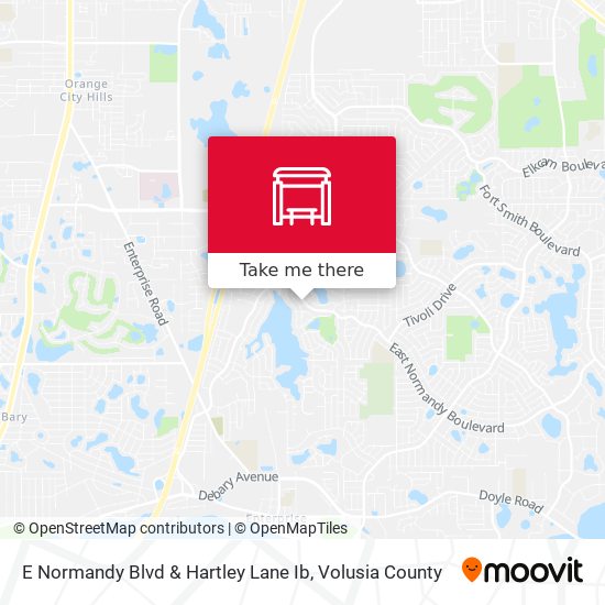 E Normandy Blvd & Hartley Lane Ib map