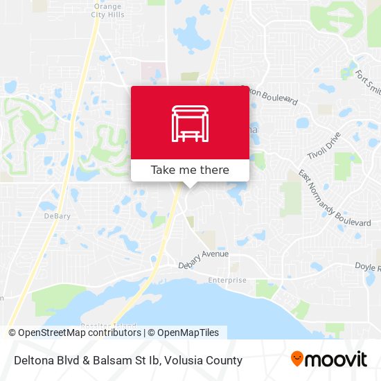 Deltona Blvd & Balsam St  Ib map