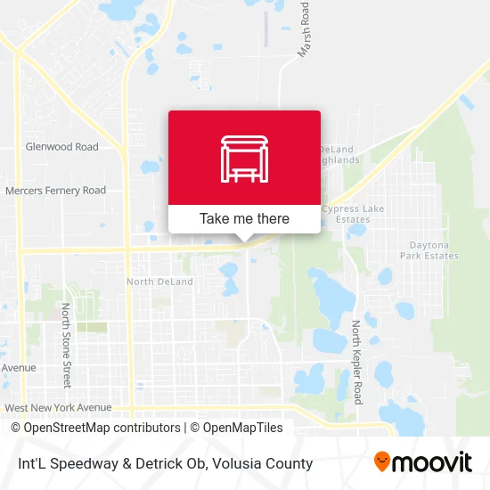 Int'L Speedway & Detrick Ob map