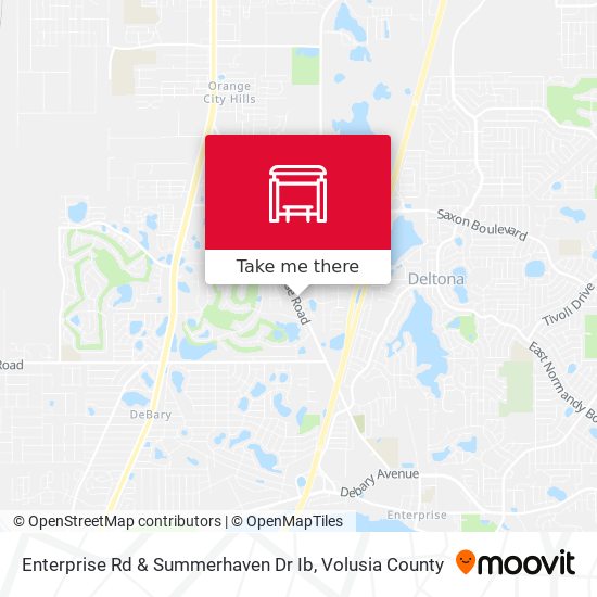 Enterprise Rd & Summerhaven Dr Ib map