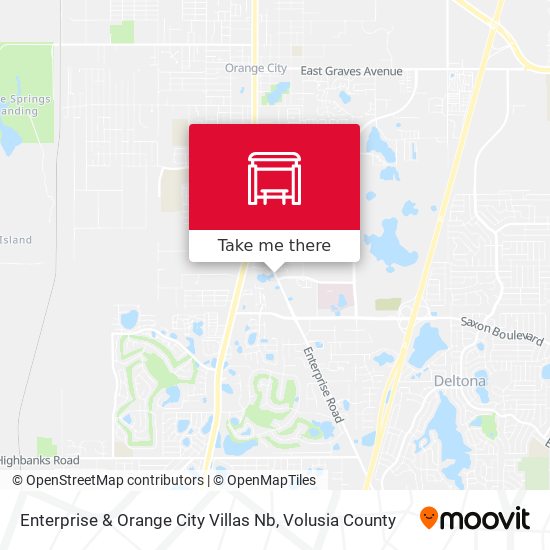 Enterprise & Orange City Villas Nb map