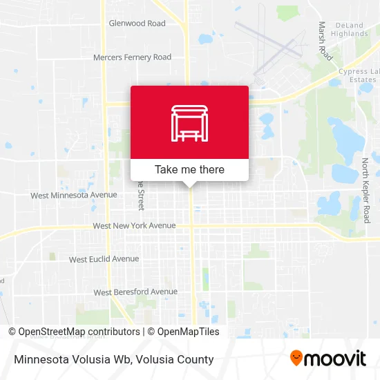 Minnesota  Volusia Wb map
