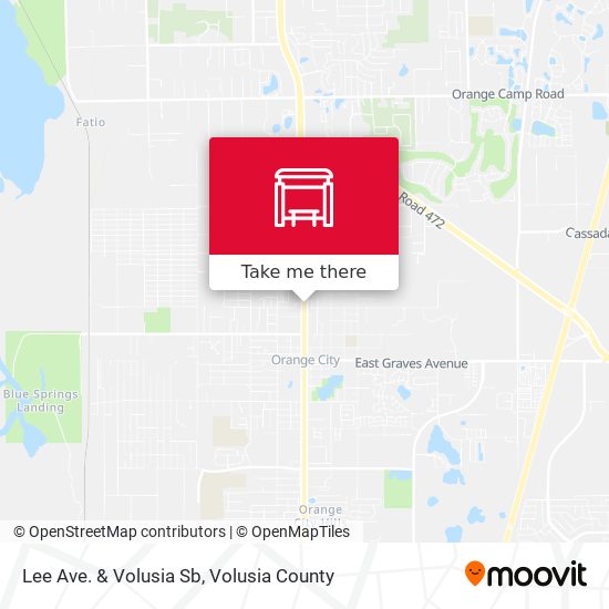 Lee Ave. & Volusia Sb map