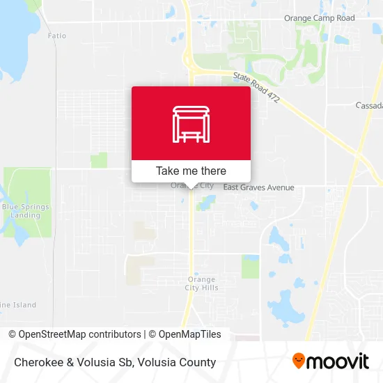 Cherokee & Volusia Sb map
