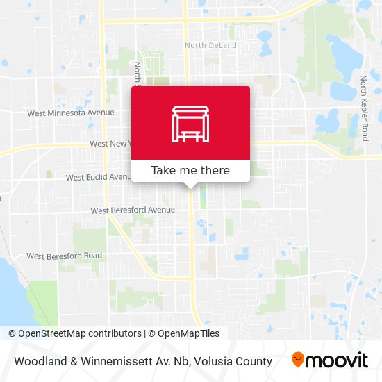 Mapa de Woodland & Winnemissett Av. Nb