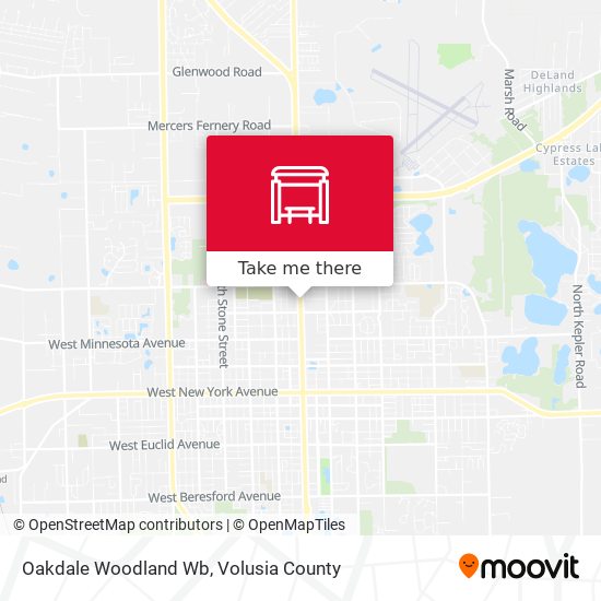 Oakdale  Woodland  Wb map