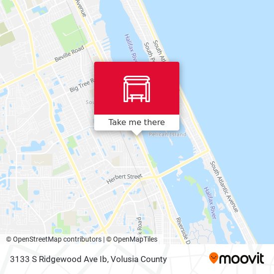 3133 S Ridgewood Ave  Ib map