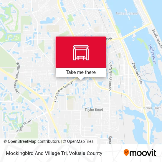 Mockingbird And Village Trl map