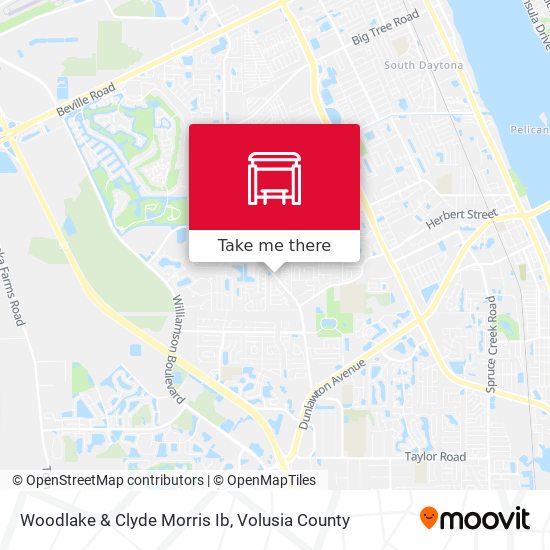 Woodlake & Clyde Morris Ib map
