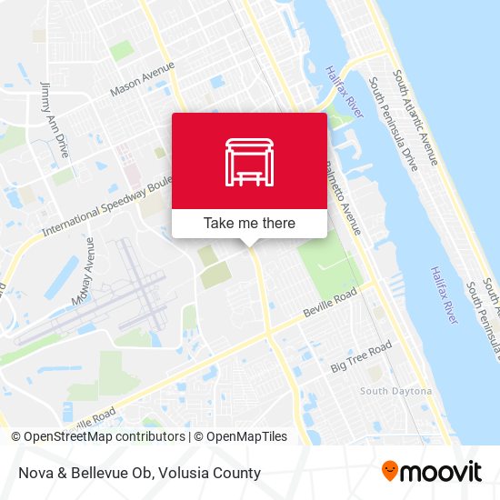 Nova & Bellevue Ob map