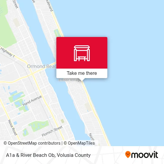 A1a & River Beach Ob map