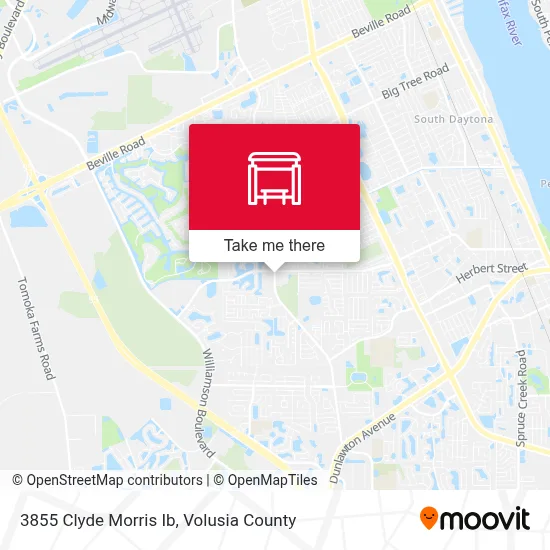 3855 Clyde Morris Ib map