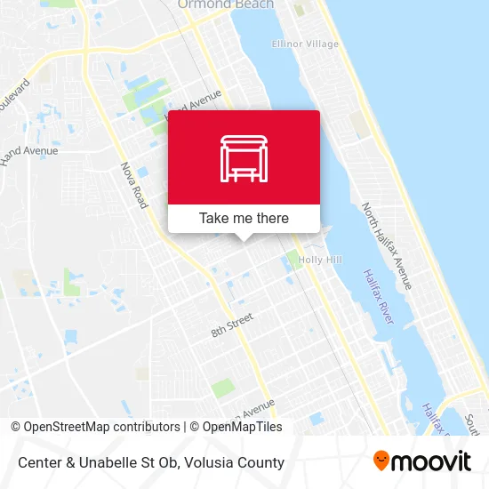 Center & Unabelle St  Ob map